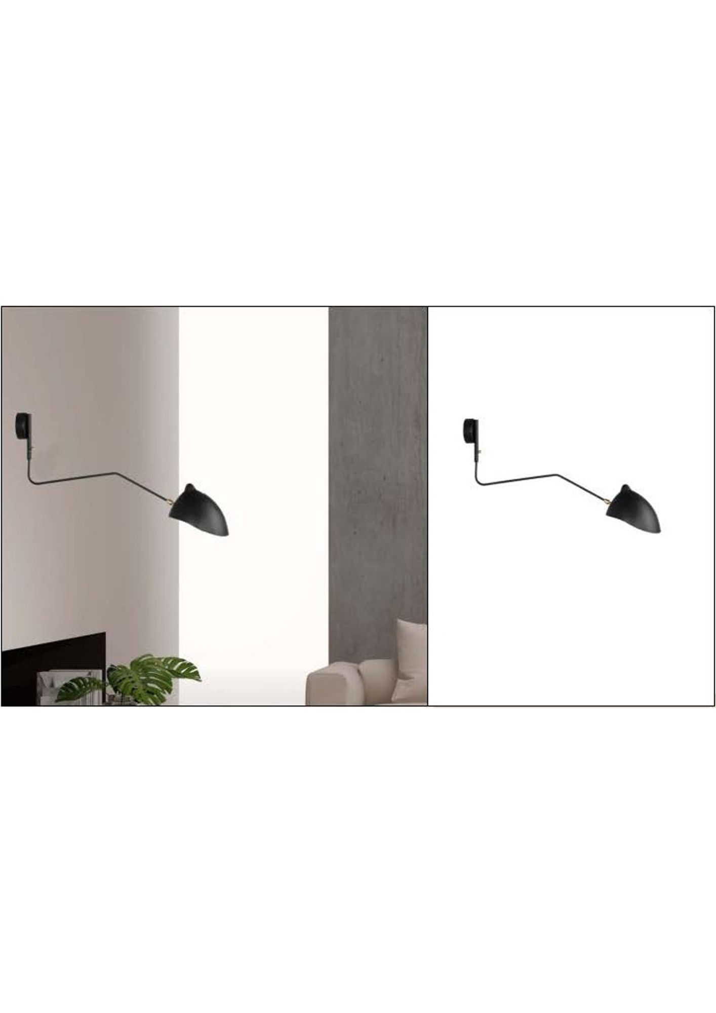 Beyond Lights - Black Wall Lamp- GL